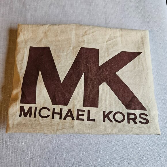 Michael Kors EUC Black Leather Ring Tote Dustbag Shoulder Handbag-Item#719 - Picture 6 of 8